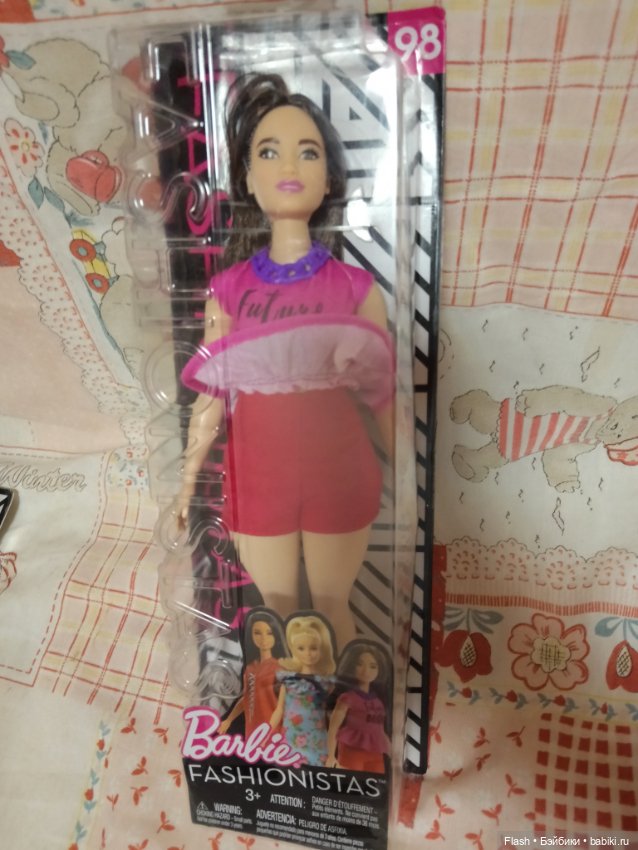 Барби fashionistas 98 пышка