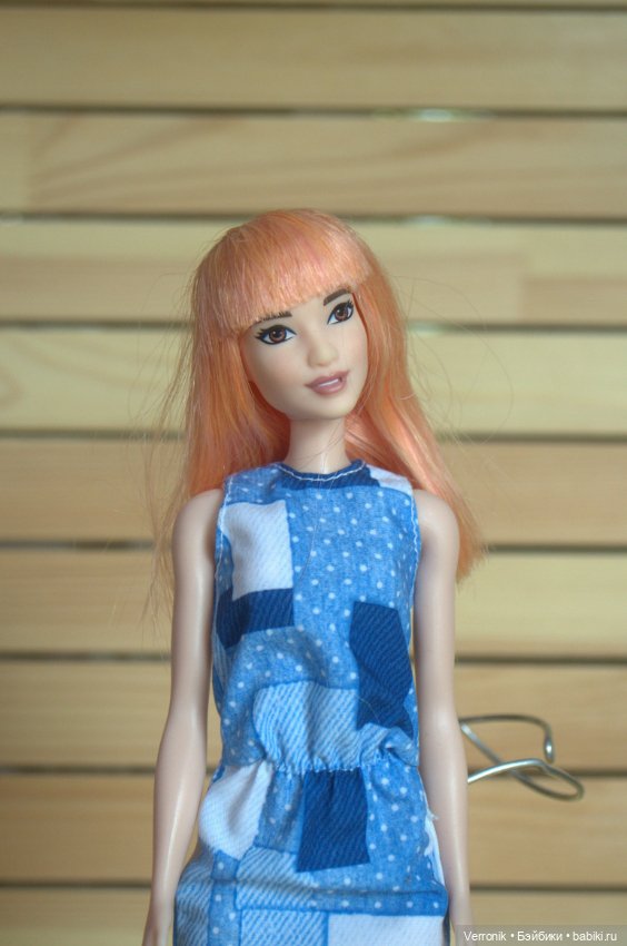Barbie - Игра с модой - Fashionistas - Barbie Fashionistas Doll 60 Patchwork Denim (фото 4)
