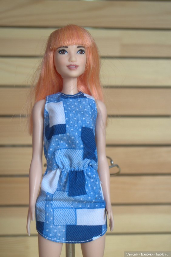 Barbie - Игра с модой - Fashionistas - Barbie Fashionistas Doll 60 Patchwork Denim (фото 2)
