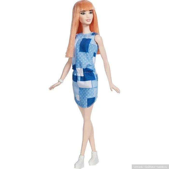Barbie - Игра с модой - Fashionistas - Barbie Fashionistas Doll 60 Patchwork Denim (фото 6)