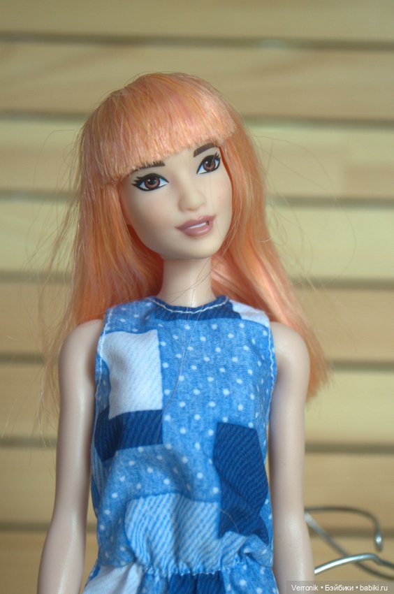 Barbie - Игра с модой - Fashionistas - Barbie Fashionistas Doll 60 Patchwork Denim (фото 3)