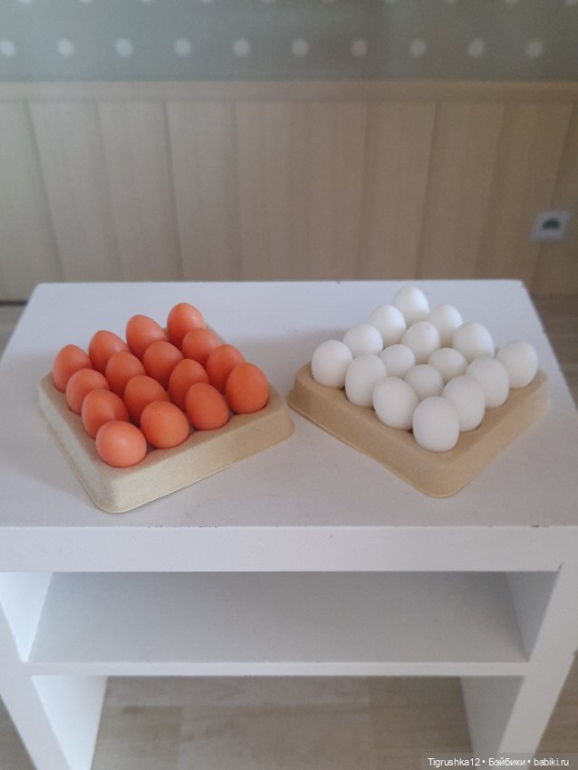 Ячейка с яичками — Миниатюра для кукол (фото 2)