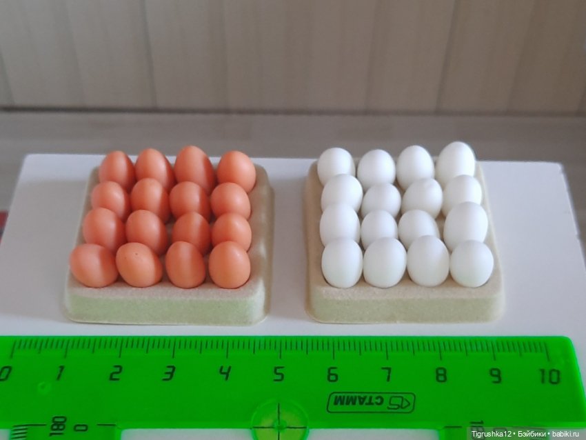 Ячейка с яичками — Миниатюра для кукол (фото 4)