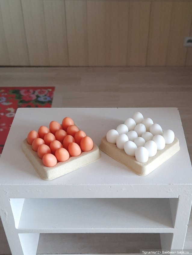 Ячейка с яичками — Миниатюра для кукол (фото 3)