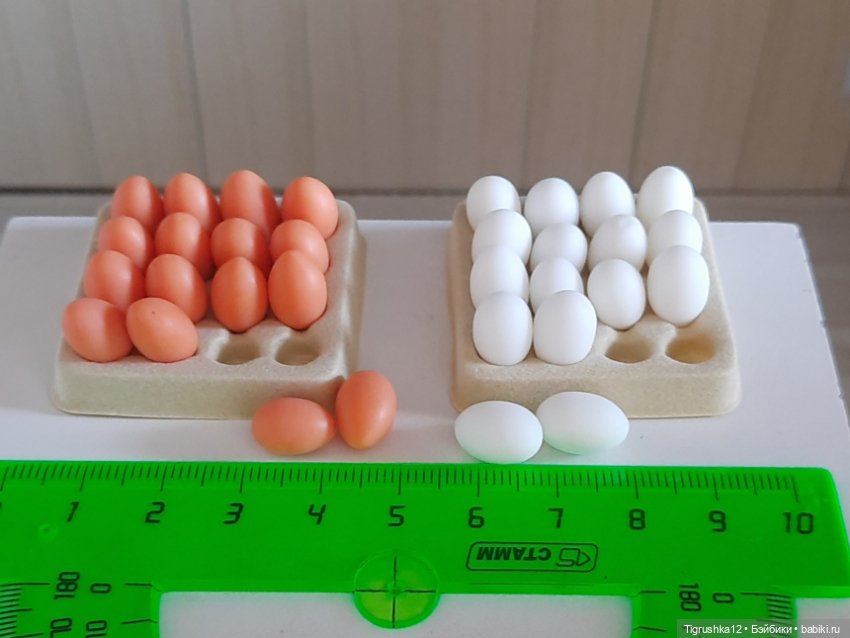 Ячейка с яичками — Миниатюра для кукол (фото 5)