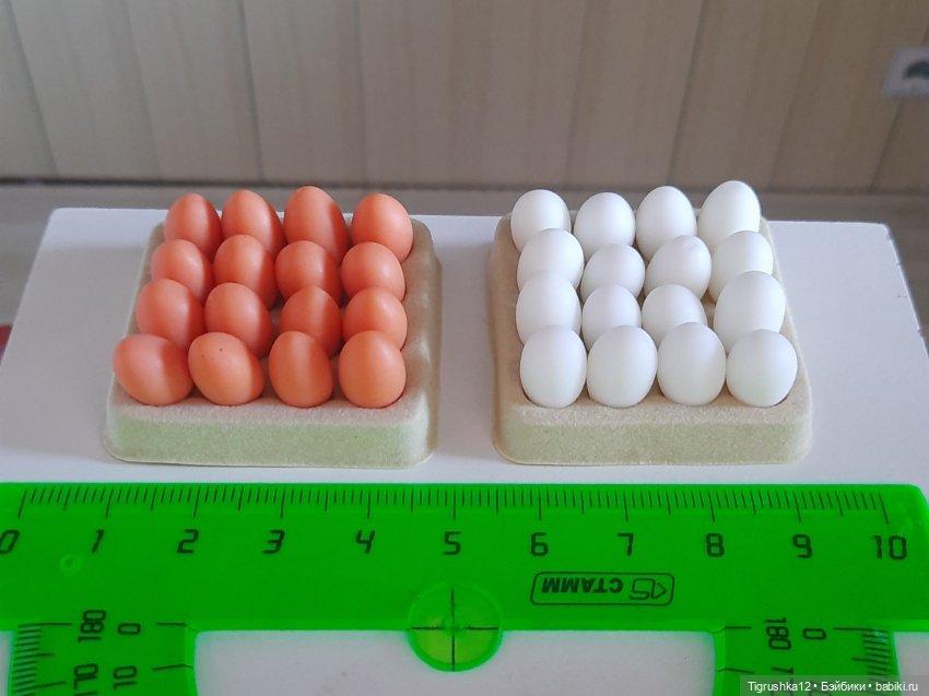 Ячейка с яичками — Миниатюра для кукол (фото 6)