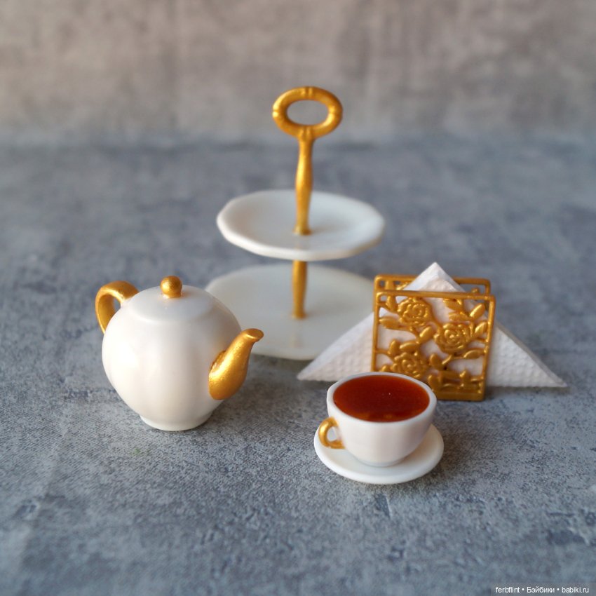 Набор "Чаепитие" №1 в масштабе 1:6 (фото 5)