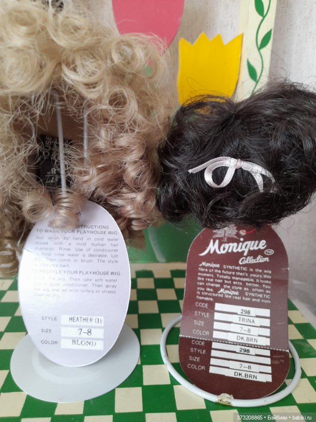 Парики 7-8 — Парики и волосы (мохер) для кукол (фото 7)