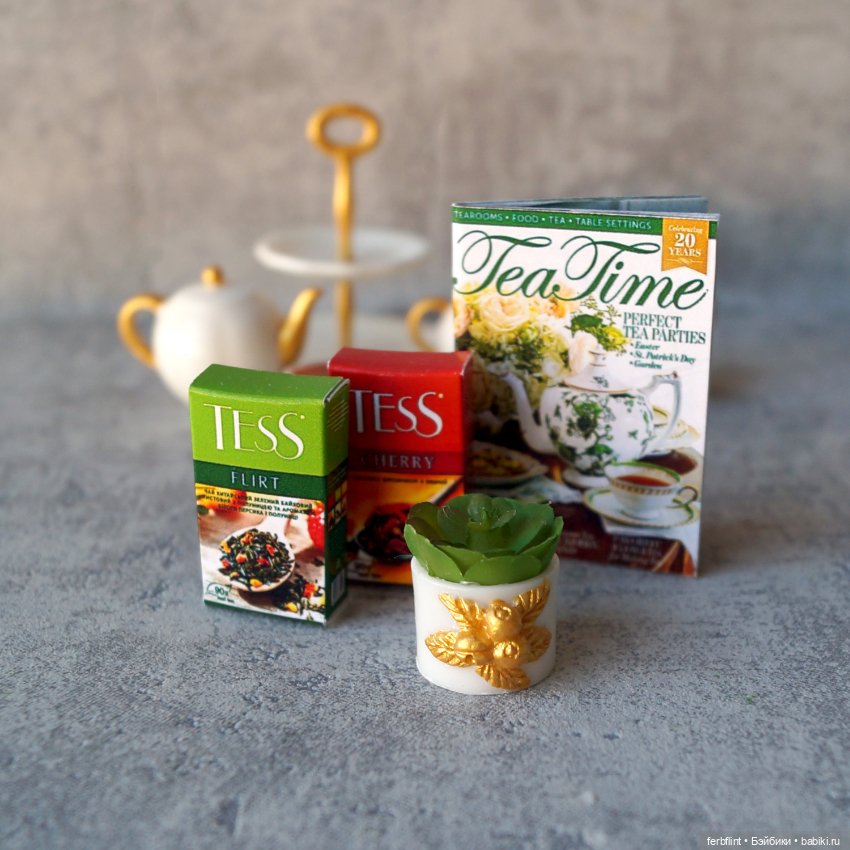 Набор "Чаепитие" №1 в масштабе 1:6 (фото 4)