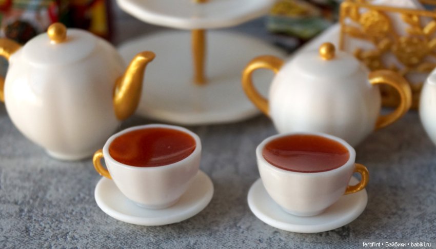 Набор "Чаепитие" №1 в масштабе 1:6 (фото 2)