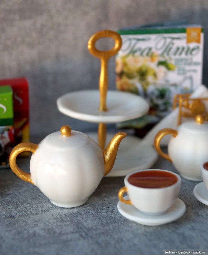 Набор "Чаепитие" №1 в масштабе 1:6 (фото 3)