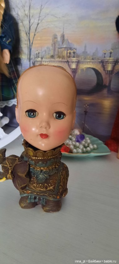 Голова антикварной куклы фирмы Arranbee R&B (фото 6)