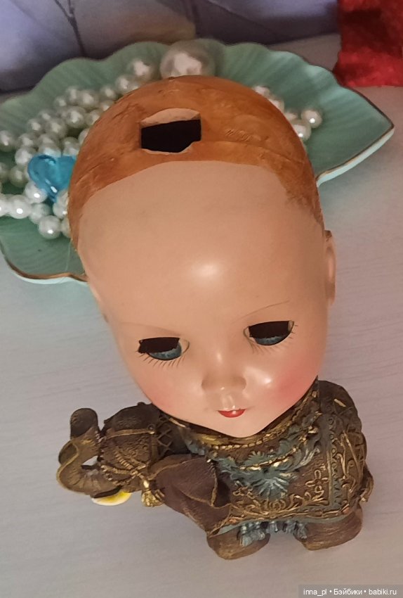 Голова антикварной куклы фирмы Arranbee R&B (фото 7)