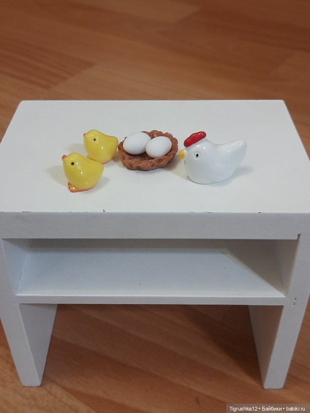 Курочка с цыплятками — Кукольная миниатюра и румбокс (фото 3)