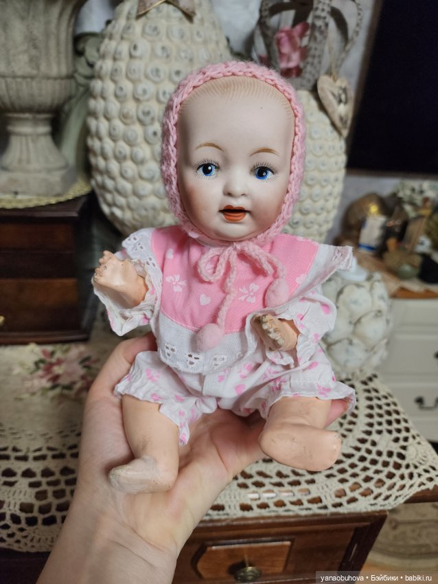 Антикварный пупсик Ниппон, Япония (фото 4)