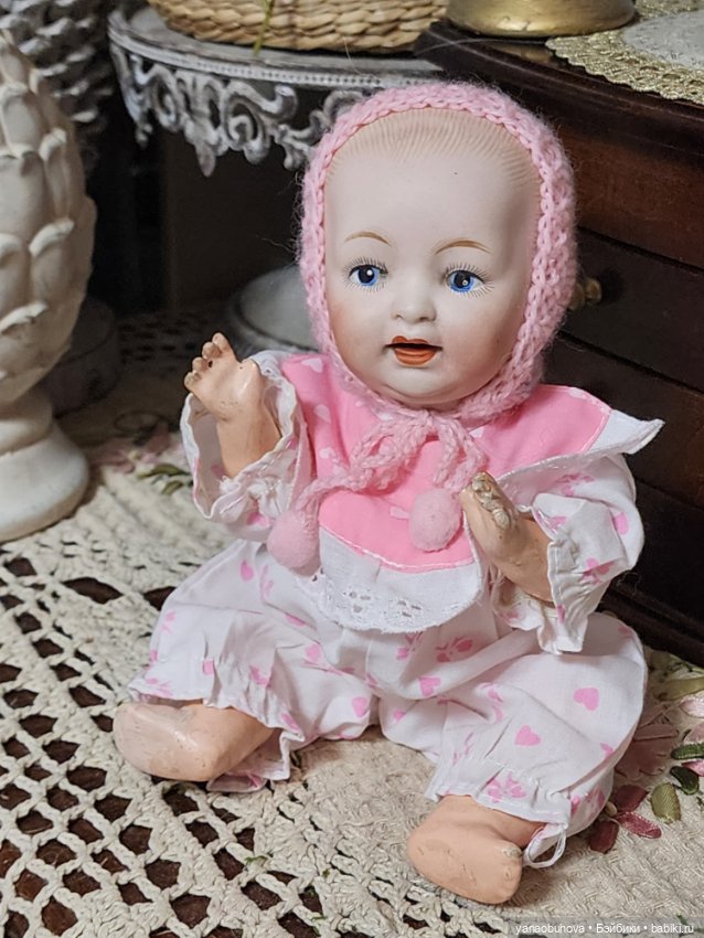 Антикварный пупсик Ниппон, Япония (фото 2)