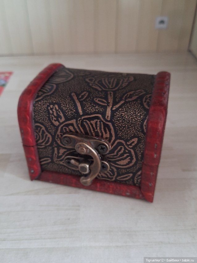 Деревянный короб — Миниатюра для кукол