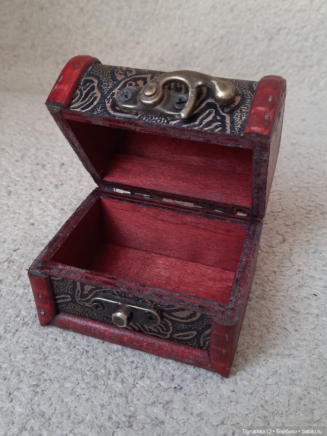 Деревянный короб — Миниатюра для кукол (фото 6)