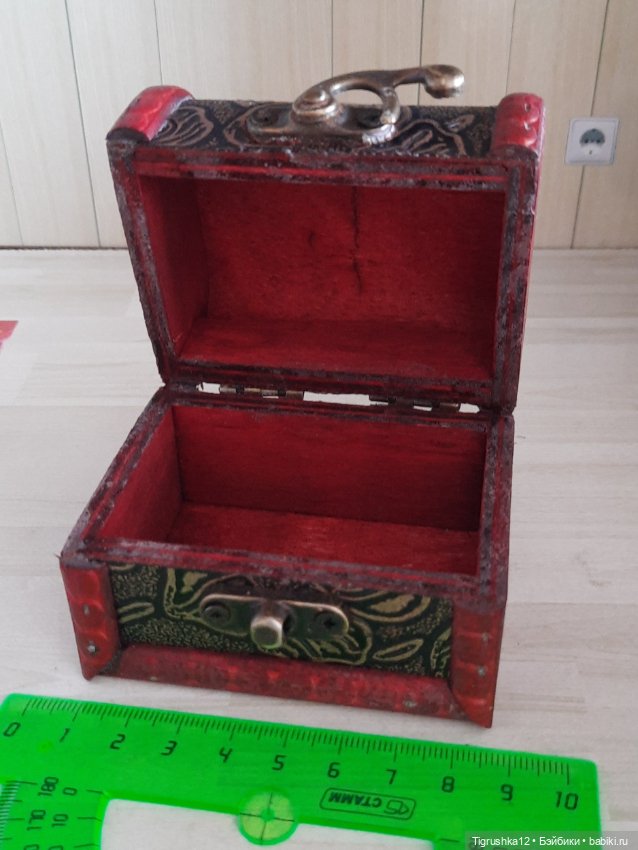 Деревянный короб — Миниатюра для кукол (фото 8)