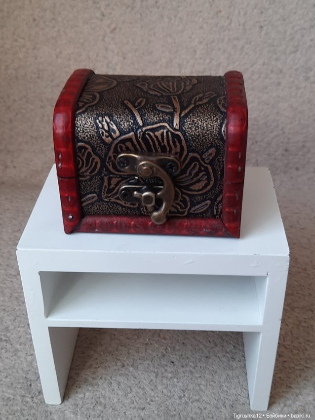 Деревянный короб — Миниатюра для кукол (фото 4)