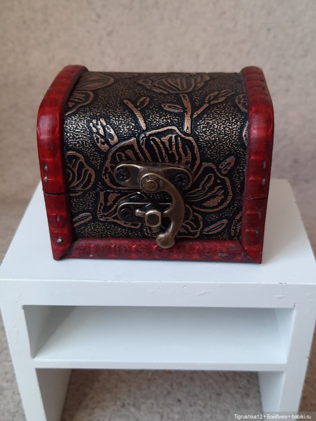 Деревянный короб — Миниатюра для кукол (фото 5)