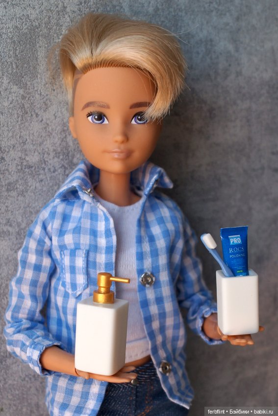 Набор для ванной №1 масштаб 1:6 (фото 8)