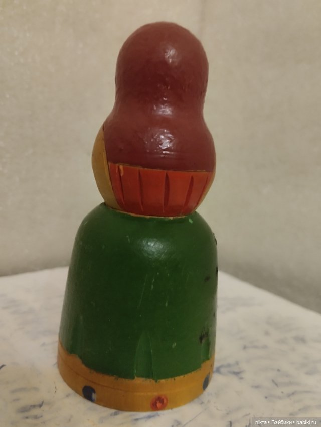 Редкая деревянная фигурка СССР Матрешка (фото 3)