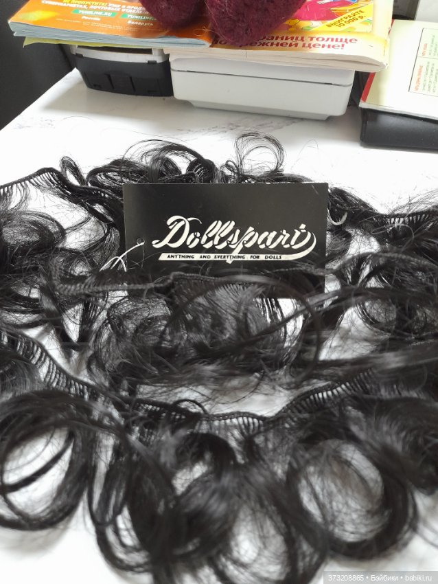 Винтажные трессы — Парики и волосы (мохер) для кукол (фото 3)