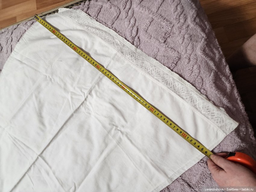 Старинное детское нижнее платье для переделки на куклу (фото 3)