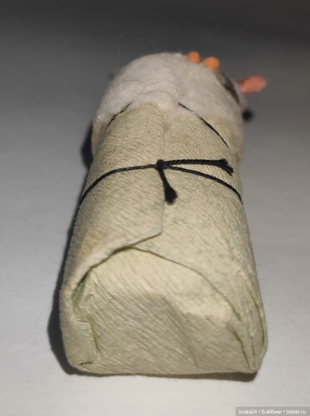 Ёлочная игрушка. Поросенок в конверте, с соской (фото 4)