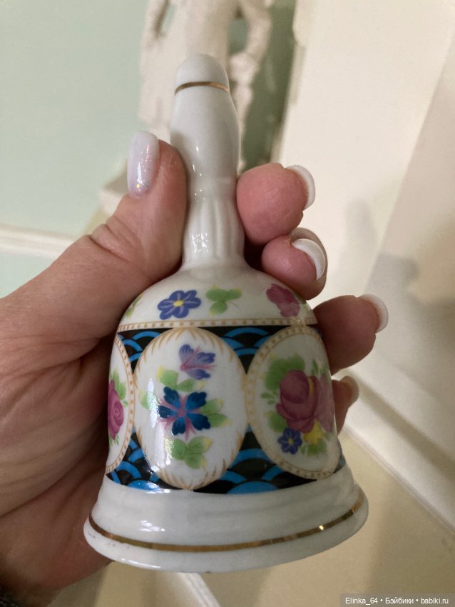 Винтажный колокольчик, 11 см (фото 2)