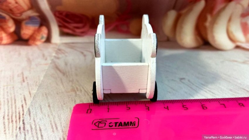 Деревянный ящичек Панда — Кукольная миниатюра и румбокс (фото 3)