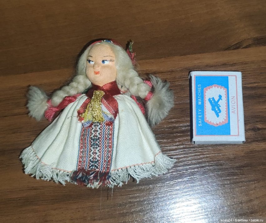 Сувенир куколка — Винтажные куклы и игрушки детства