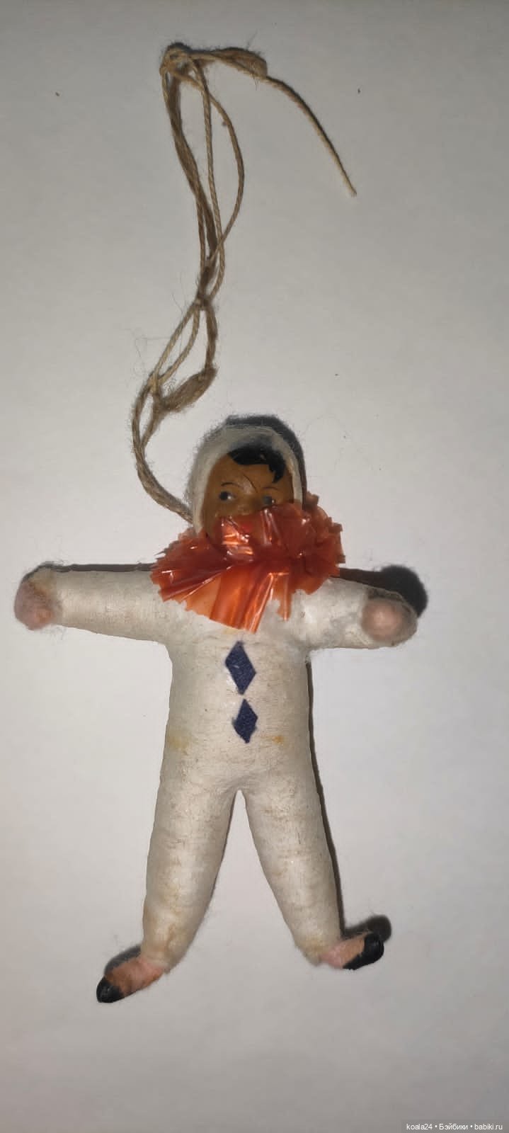 Ёлочная игрушка. Пьеро — Коллекционные фигурки (фото 5)