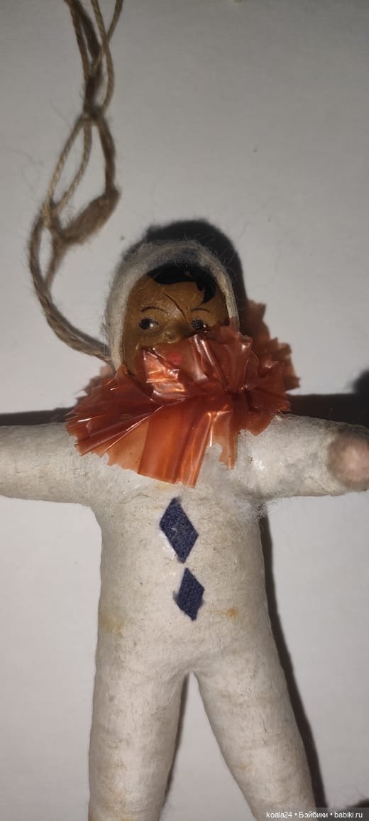 Ёлочная игрушка. Пьеро — Коллекционные фигурки (фото 6)