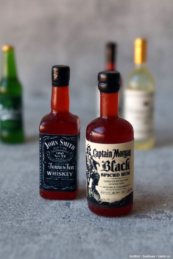 Набор для бара в масштабе 1:6 (фото 4)