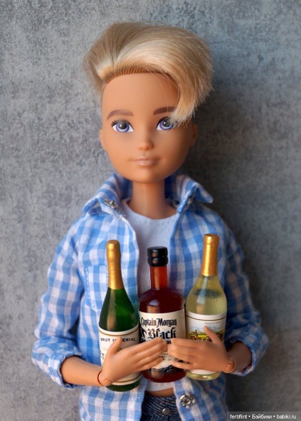 Набор для бара в масштабе 1:6 (фото 6)