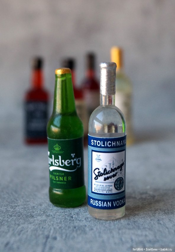 Набор для бара в масштабе 1:6 (фото 5)