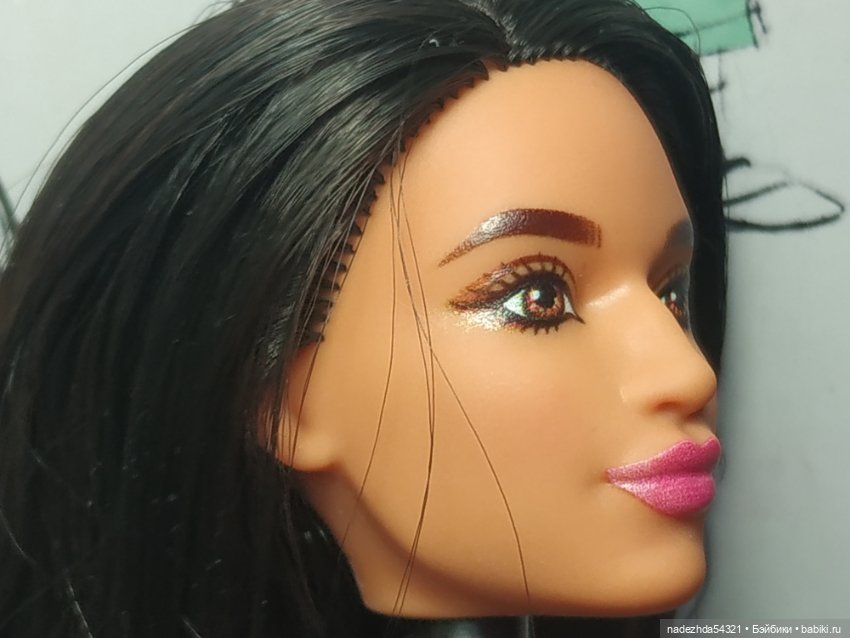 Голова Барби Фашионистас 215 (2) (фото 5)