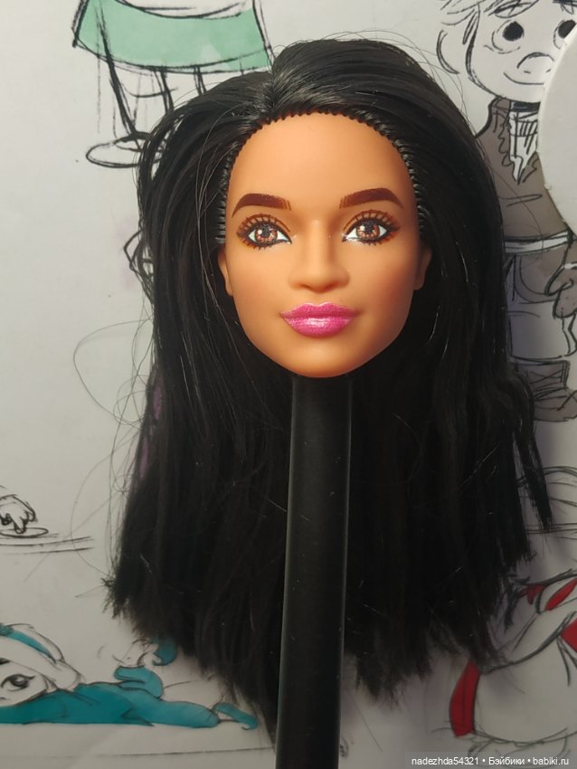 Голова Барби Фашионистас 215 (2)