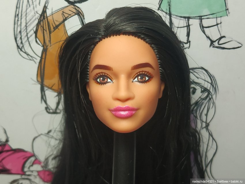 Голова Барби Фашионистас 215 (2) (фото 2)
