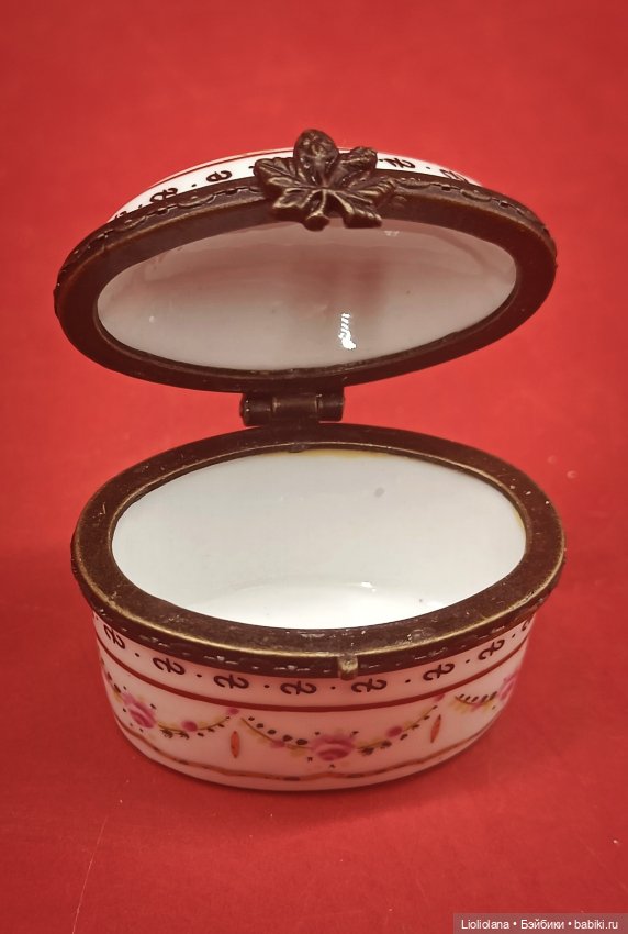Шкатулка фарфоровая маленькая (фото 4)