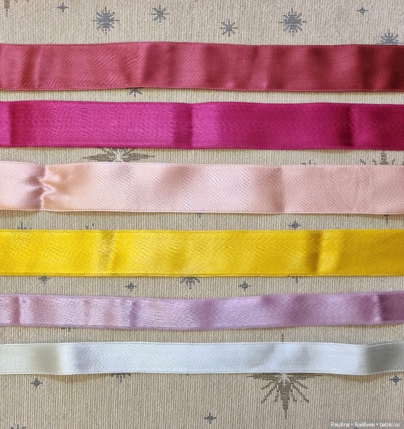 Старинные атласные натуральные ленты (фото 5)