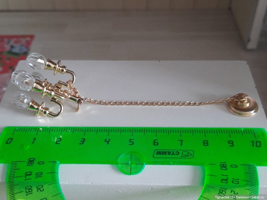 Люстра #2 — Миниатюра для кукол (фото 7)