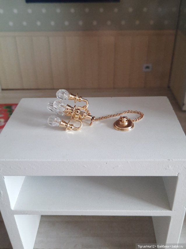 Люстра #2 — Миниатюра для кукол (фото 6)