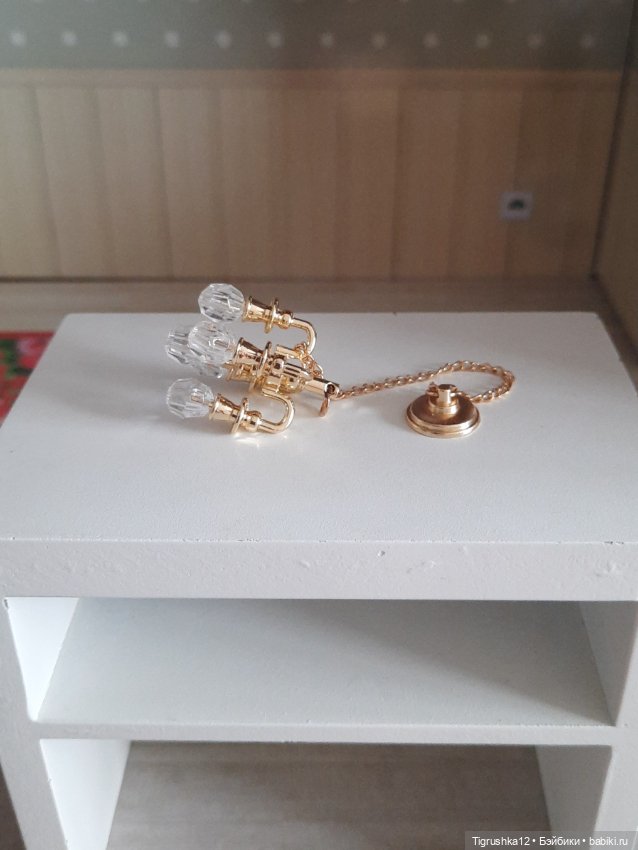 Люстра #2 — Миниатюра для кукол (фото 5)