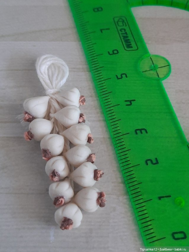 Связка чеснока — Миниатюра для кукол (фото 3)