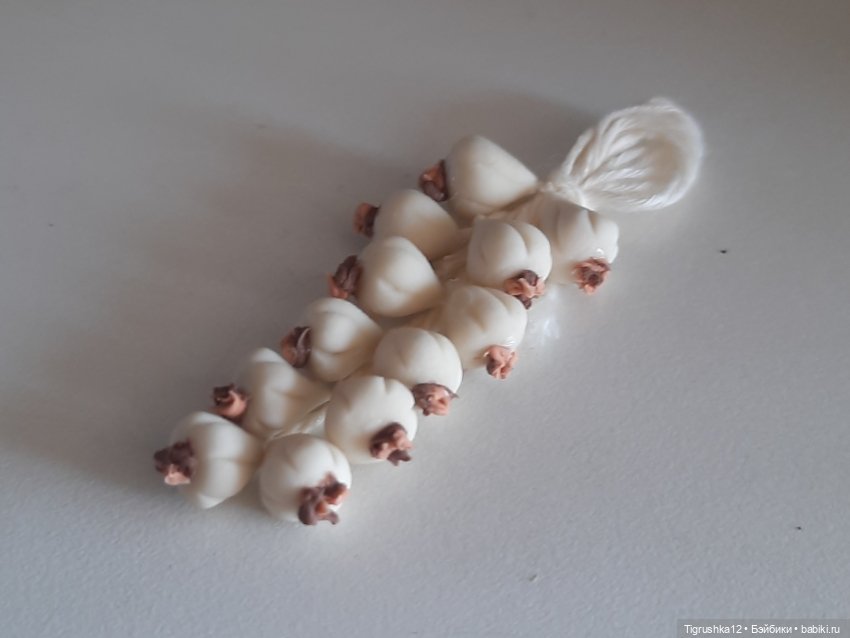 Связка чеснока — Миниатюра для кукол