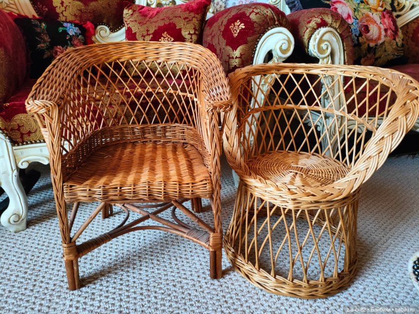 Шикарное кресло для больших кукол (фото 8)