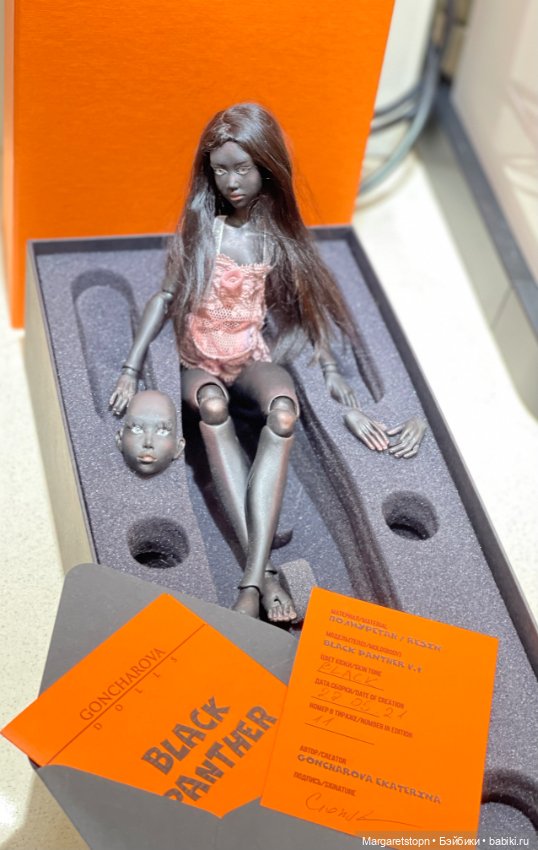 Авторская кукла BJD от Гончаровой Black Panther (фото 7)
